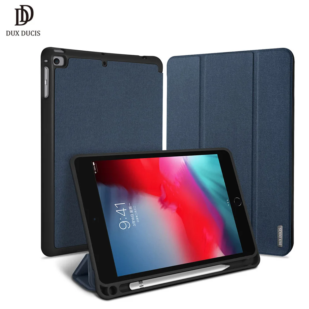 DUX DUCIS флип чехол для iPad Mini 5 Смарт TPU+ PU кожа чехол для планшета iPad Mini 5 Mini5 Mini 4 с пеналом