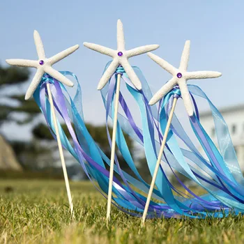 

Natural White Starfish Five Finger Sea Star DIY Craft Mermaid Party Decorations Nautical Garland Beach Wedding Decor