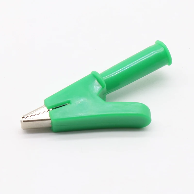 2PCS 380V 20A Crocodile Alligator Clips Safety Test folders For 4mm Banana Plugs, alligator clips