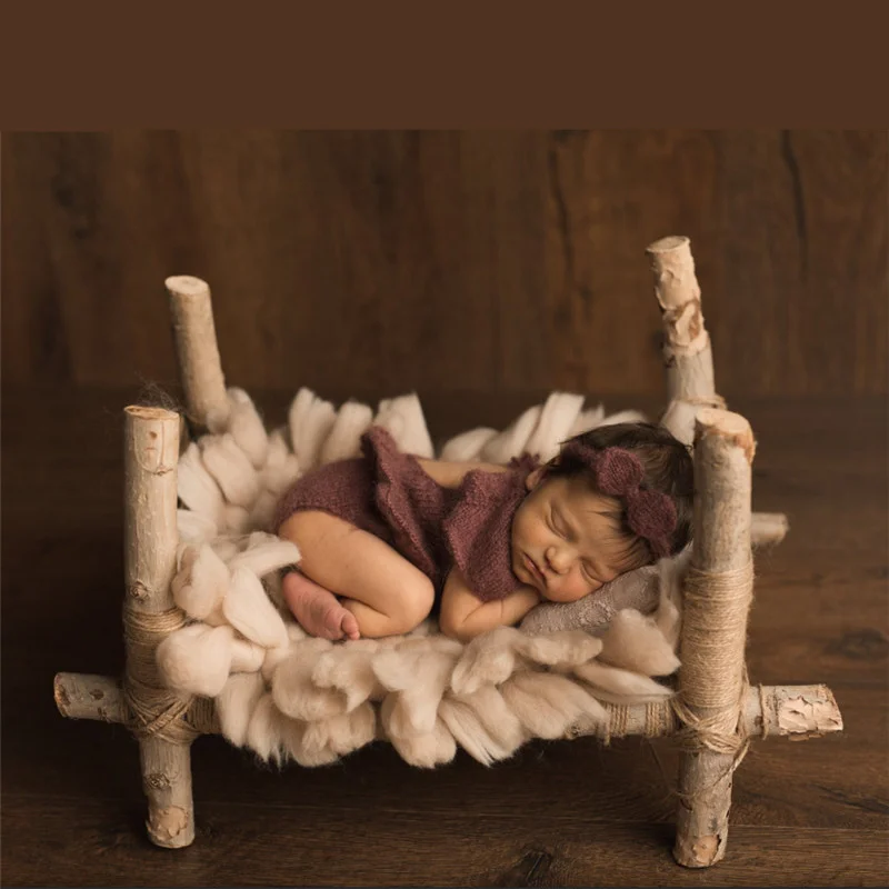 Детские аксессуары для съемки 45 см* 45 см, хлопковые одеяла Fber из плотной шерсти, тканые квадратные декоративные подушки, одеяла для фотосъемки новорожденных