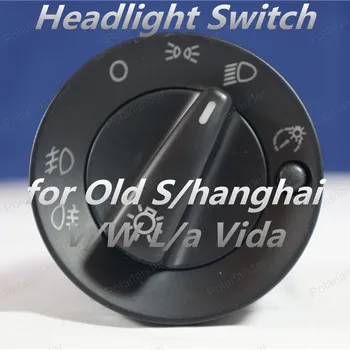 

Polarlander Car Headlight Switch Knob Button for Old S/hanghai V/W L/a Vida 1U0941531a Fog Headlight Lamp