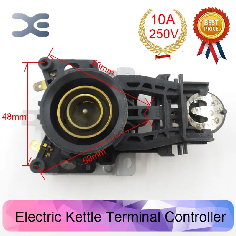 T125 10A 110-250 В NC терминальный контроллер чайник термостат неиспользованные запасные части для электрического чайника EK1701