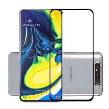 

25 Pcs/Lot Full Coverage Screen Protectors For Samsung Galaxy A80 A805 A805F A805S Scratch Proof Protective Film Tempered Glass