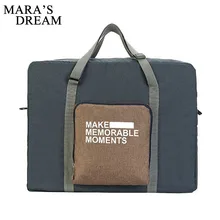 Mara's Dream Женская дорожная сумка большой емкости водонепроницаемая сумка для одежды женская сумка дорожная Складная Нейлоновая на молнии Женская Повседневная сумка