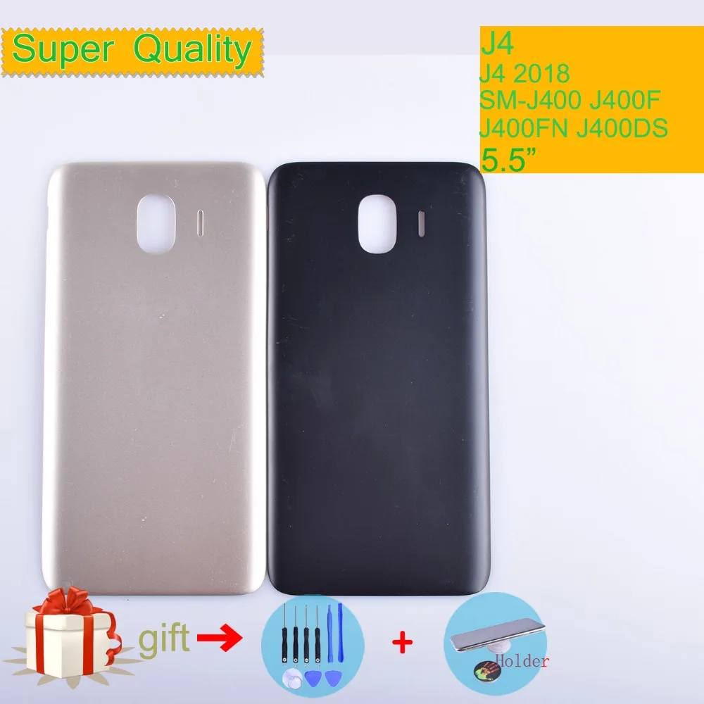 

J4 For Samsung Galaxy J4 2018 SM-J400F J400F J400FN J400DS J400G Housing Battery Cover Back Cover Case Rear Door Replacement