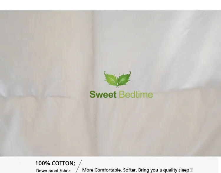 Duck down and feather mattress topper (1)