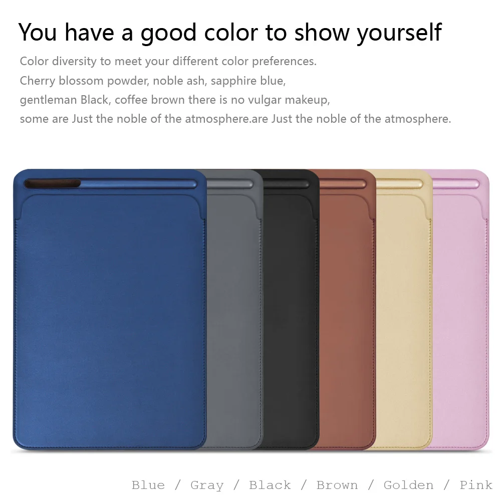 Чехол из искусственной кожи премиум класса для iPad Pro 12,9, чехол-сумка с карандашом для iPad Pro 12,9
