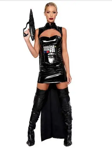 

Halloween Cosplay Costume Women Star Wars Anakin Skywalker Commander Darth Vader Sexy Fancy Dress
