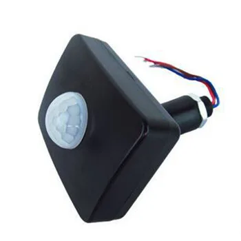 

Free shopping 12M Black Environmental Adjustable LED Outdoor AC90V-250V Infrared pir Motion Sensor Detector