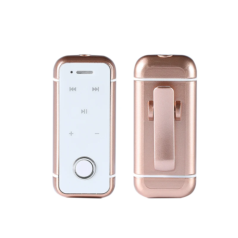 

Portable Earphones Mini Clip On Stereo Headset Wireless Bluetooth Earphone With Mic Hand-free Audio Receiver Adapter 3.5mm