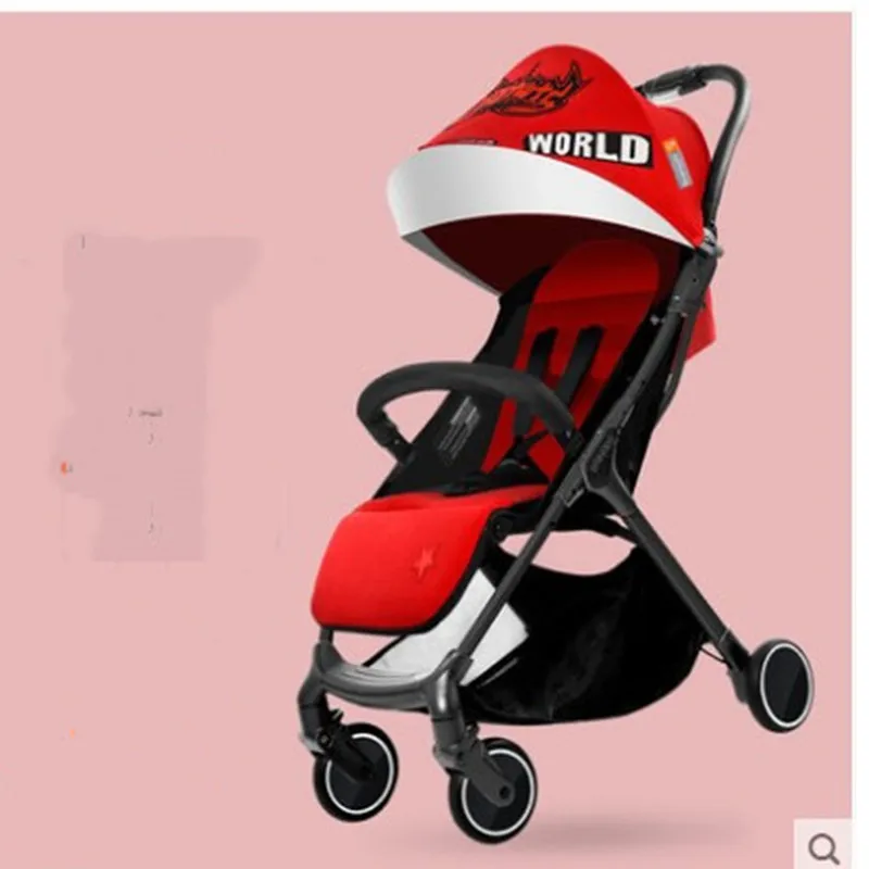 Babysing детская тележка может лежать и сидеть в портативном складном ультра легком