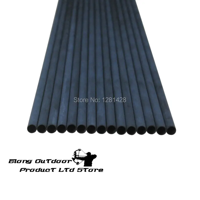 

12Pcs 30" Spine 340 Pure Carbon Shaft Arrow Tube for Hunting Shooting Outdoor Archery Bow Free Shipping