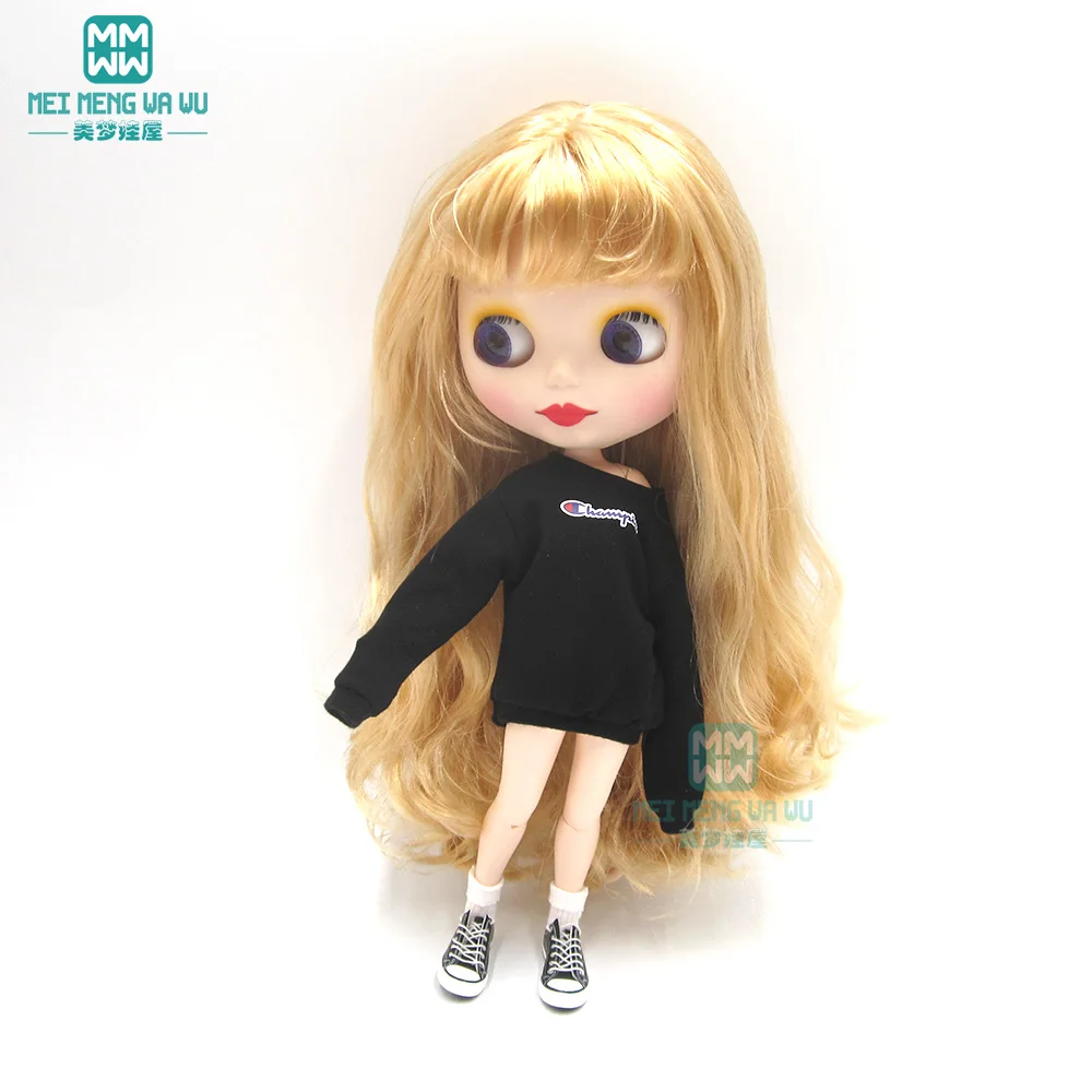 Аксессуары для кукол Blyth 1 шт. модная толстовка платье в клетку Azone 1/6 Одежда