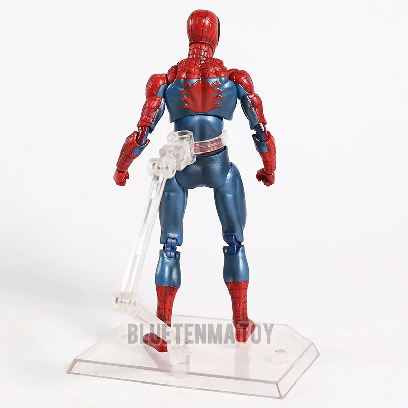 Marvel Mafex 075 Avengers Spiderman MAF075 The Amazing Spider Man PVC Action Figure Collectible Model Kids Toys Gift