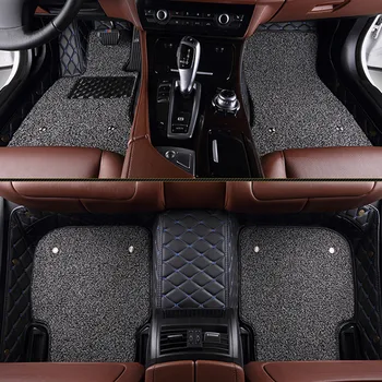 

SUNNY FOX car floor mats for Mercedes Benz X156 GLA class 45 AMG 180 200 220 250 heavy duty rugs carpet car-styling foot case