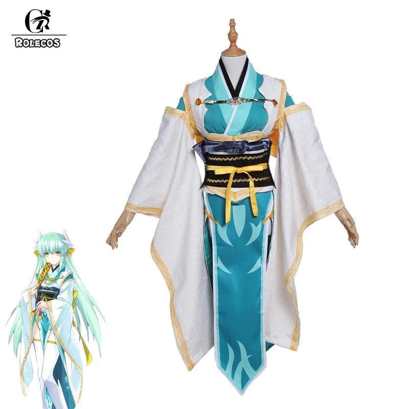 Костюм для косплея ROLECOS Game FGO Fate Zero Kiyohime кимоно женщин костюм косплея|womens cosplay