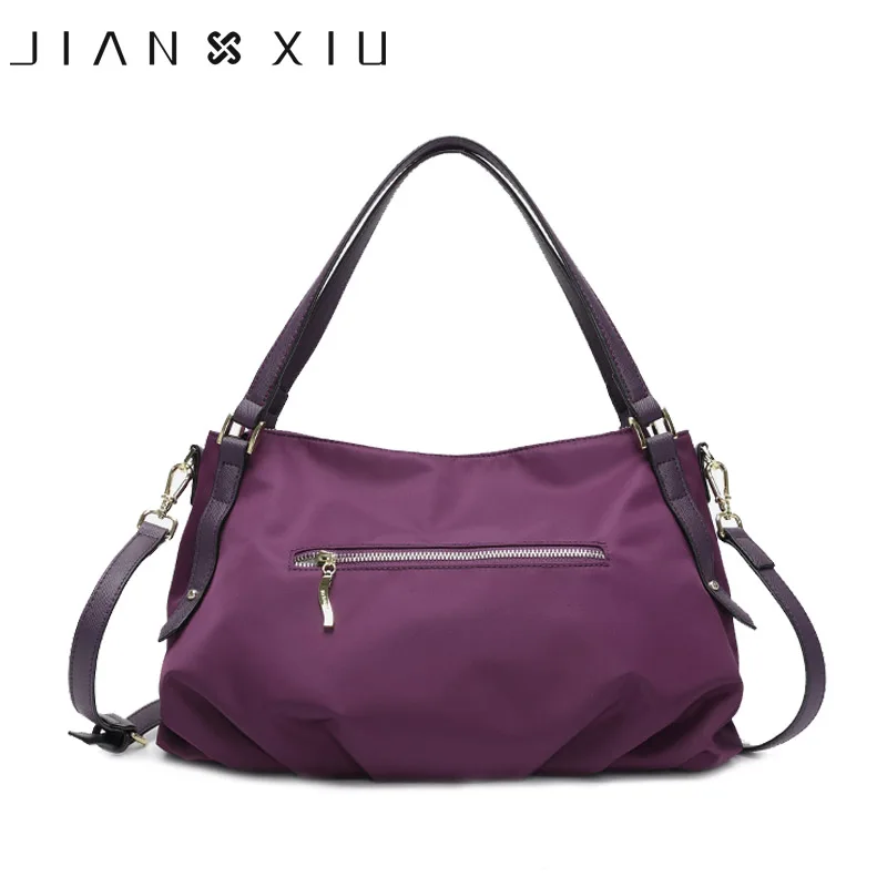 JIANXIU Brand Women Handbag Nylon 3 Color Female Top-hand Bag Casual Shoulder Crossbody Bags For Women New Large Size Tote