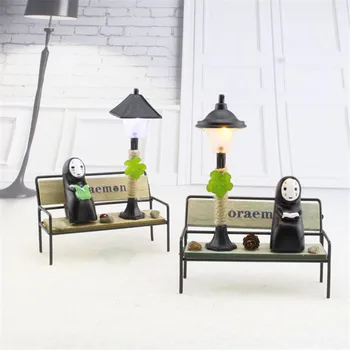 

Night Light Bedside Lamp Figurines Children Gifts Home Decor Resin Crafts Portable Touch Sensor Baby