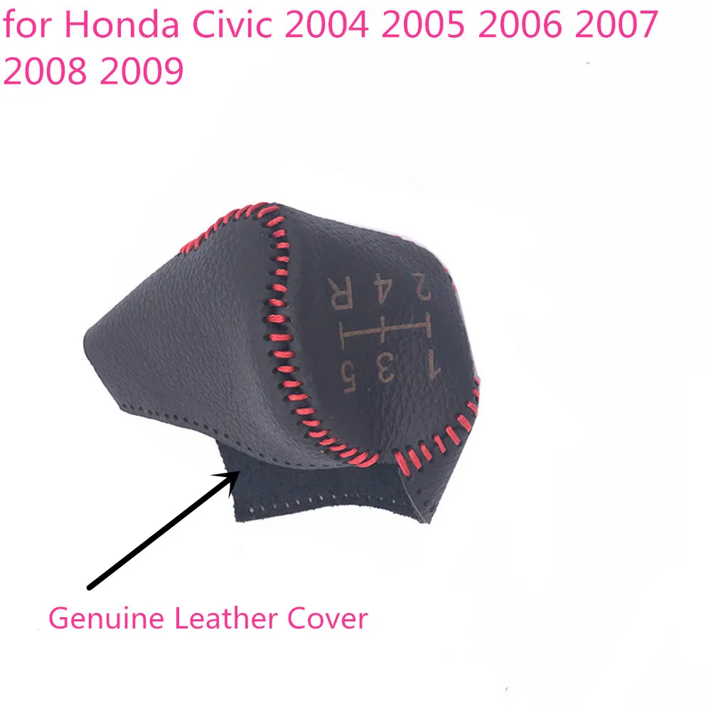 Для Honda Civic 2004 2005 2006 2007 2008 2009 чехол из натуральной кожи Ручное шитье ручное