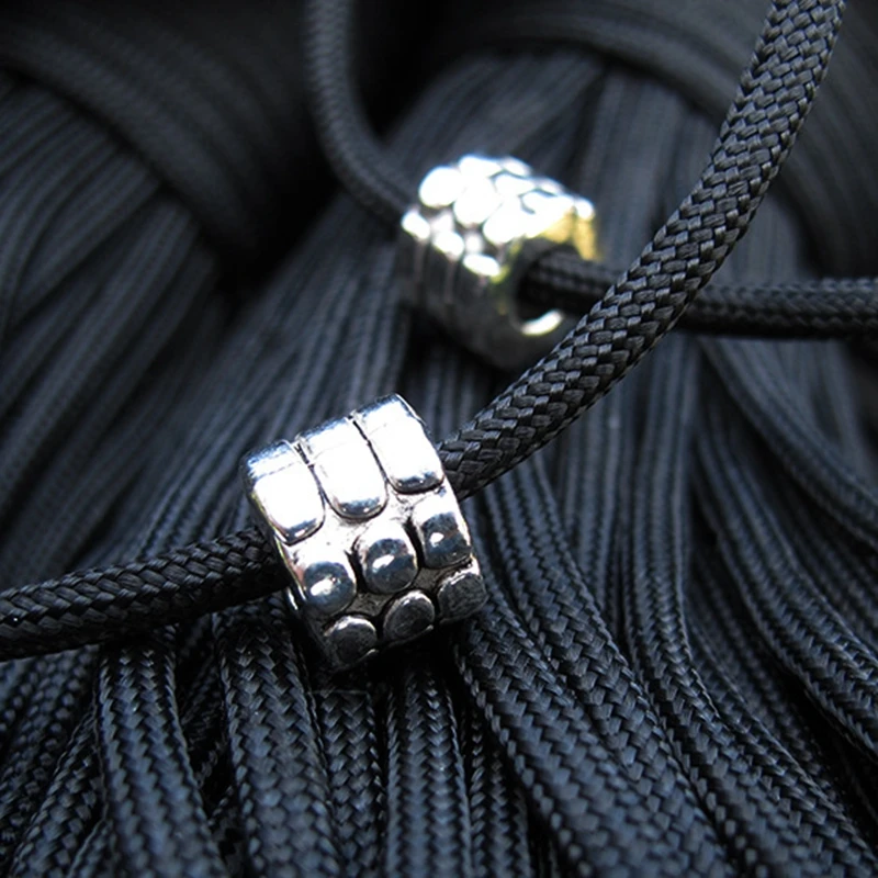 

New Paracord Bracelet Accessories Survival Pendant Flashlight Pendant Metal Buckle beads for Paracord Knife Lanyards