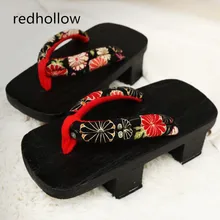 2019 Summer unisex women sexy sandals Japanese Gate Gentleman Bidentate Clogs candlenut Geta Cosplay costumes flip flops tayun women sandals 2017 summer unisex japanese gate flip flops clogs wooden platform double heel cosplay costumes geta 226