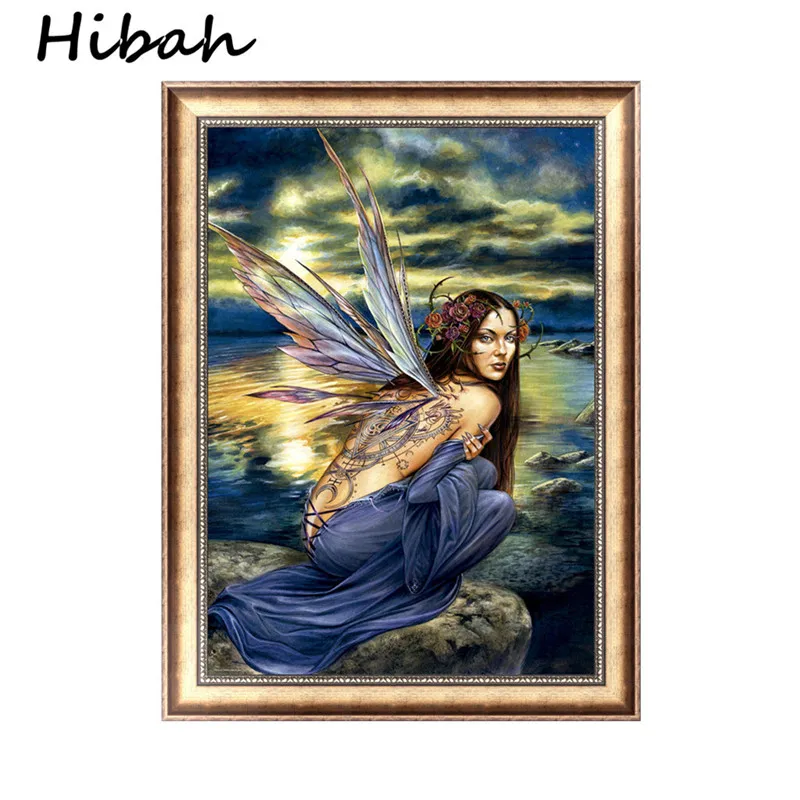 

5d diy Diamond Paint Round Diamond Diamond Embroidery Beauty Elf Cross stitch Diamond Crafts