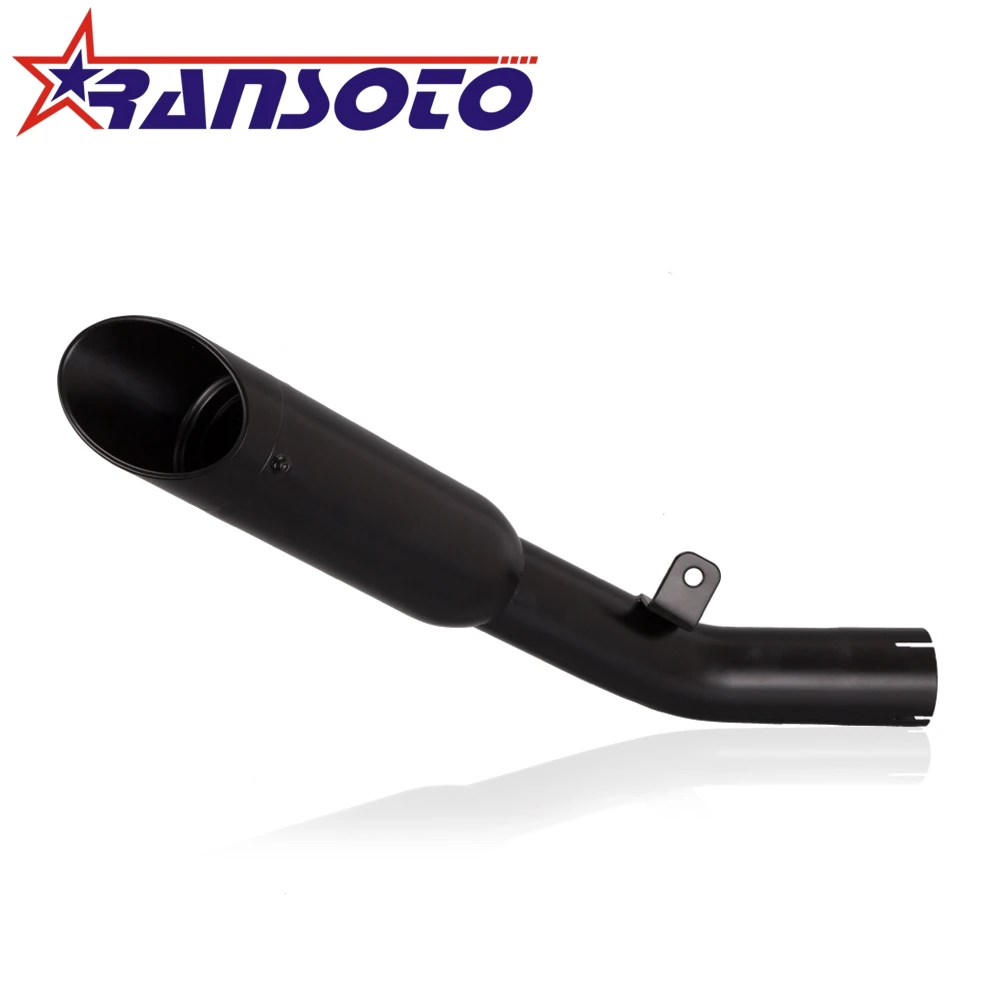 

RANSOTO Motorcycle Exhaust Muffler Slip on Exhaust System for Suzuki GSXR600 GSX-R600 GSXR750 GSX-R750 2008-2017