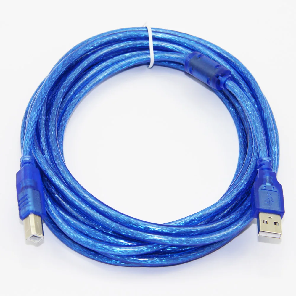 Кабель для принтера lballist USB 2 0 кабель типа Папа папа B экранированный 1 5 м 8 3 10