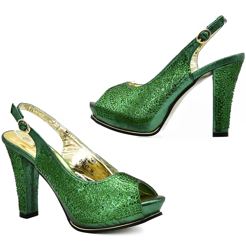 Negro Y A Tinto Las Bolsa Conjunto Juego Con Nueva De Llegada La Zapatos Ventas verde Alta En Rhinestone vino oro Mujeres plata Nigeriano Decorado Bolso Calidad aqR40Haw