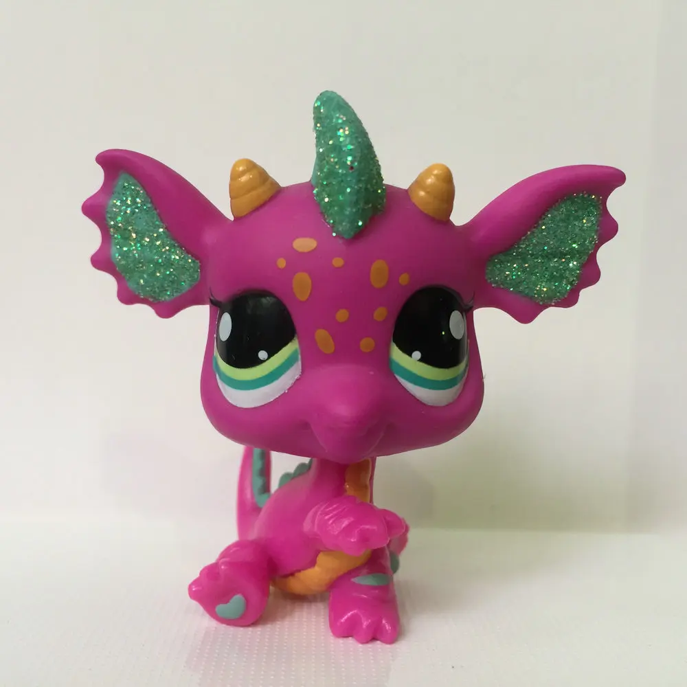 Pet Shop Animal Cute Dragon Doll Figure For Child Toy Gift DR800 Pink