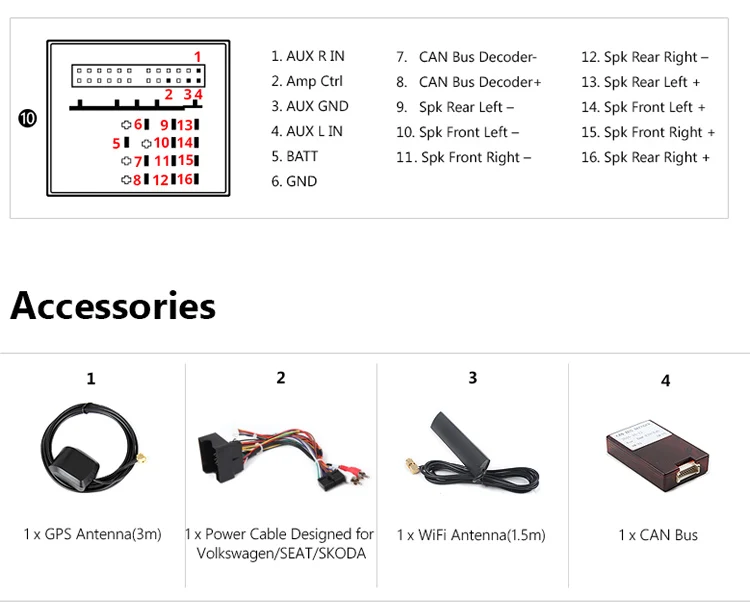 Sale Android 8.0 Oreo OS 8" Car DVD Multimedia GPS Radio for Volkswagen Amarok 2010-2015 & Tiguan 2007-2015 & Sagitar 2005-2015 12