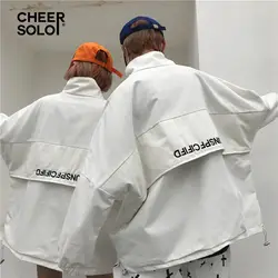 Cheersolo Bts Белый негабаритных балахон для женщин вышивка любителей букв толстовки для пар пуловер Водолазка пот Femme