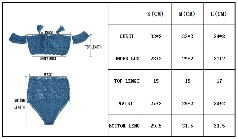 cara bikini size