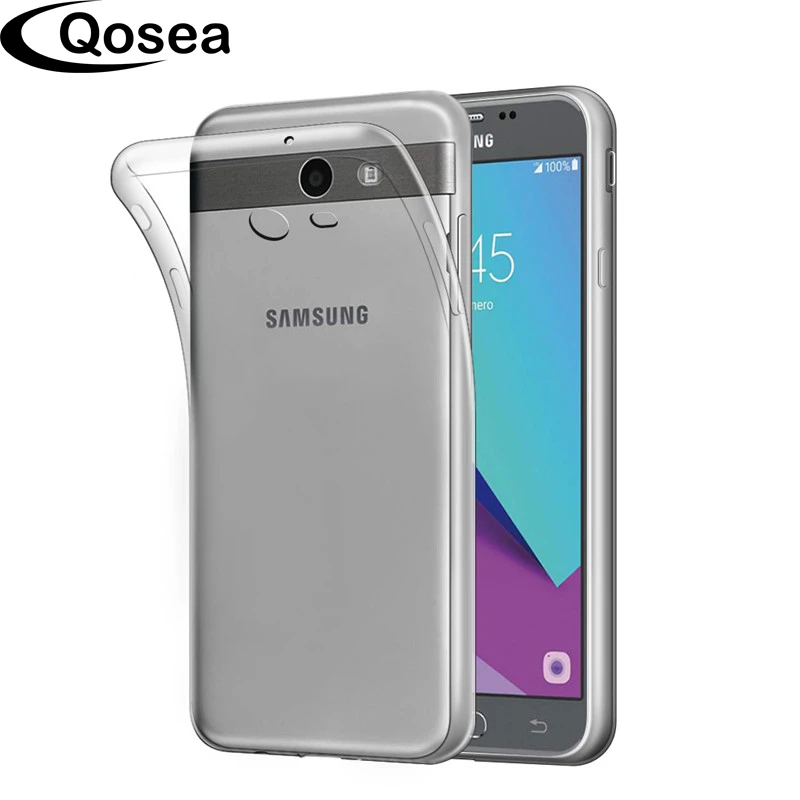 Qosea For Samsung Galaxy J7 J3 2017 Case Slim Silicone Anti-knock Soft TPU Transparent 2018 Protective Cover Coque |