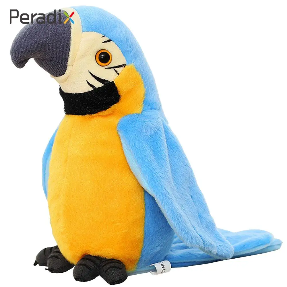

2018 Funny Repeats Parrot Smart Record Parrot Electric Talking Adorable Repeats Talking Parrot Drop Shipping
