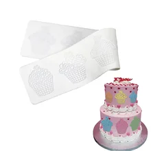 1 шт. форма для капкейков, кружевной коврик, силиконовая форма для торта, инструменты для выпечки свадебного торта для кухни, шоколадный набор для работы с мастикой «сделай сам», формы для украшения