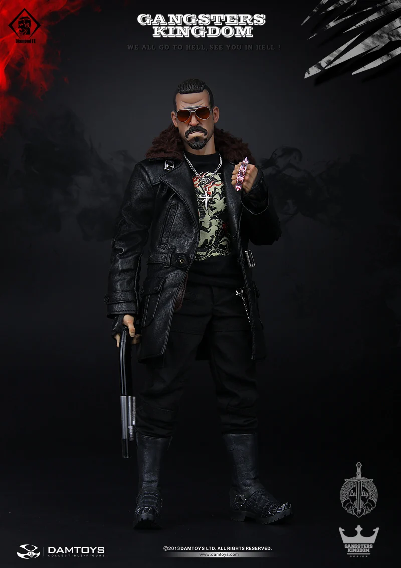

DAM 1/6 scale doll modle 12" Action figure doll,Gang's Kingdom Gangsters Kingdom Diamond 2 Scott Adkins,Collection model toys