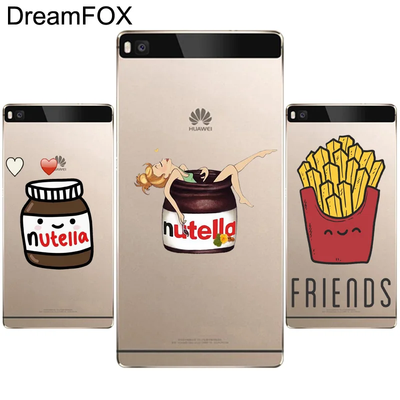 DREAMFOX L070 Nutella Soft TPU Silicone Case Cover For Huawei P8 P9 P10 Lite Plus 2017 Honor 8 Pro 9 6X |