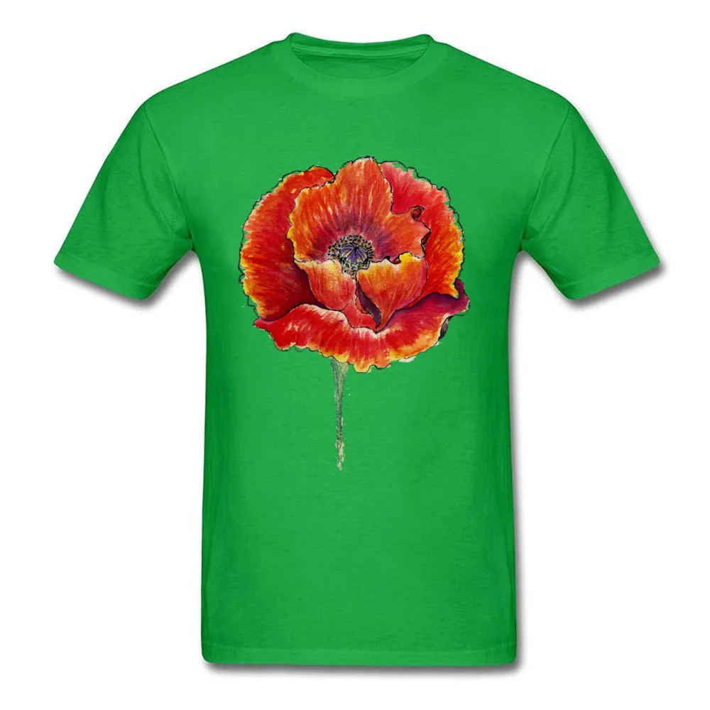 Poppy flower_green