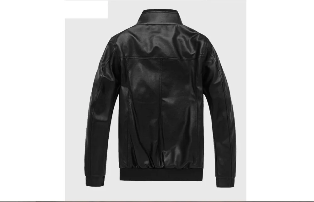 Мужская куртка из искусственной кожи 2XL, весенне-осенняя одежда, Панк ветряной локомотив из полиуретана, модная кожаная куртка на молнии в Корейском стиле