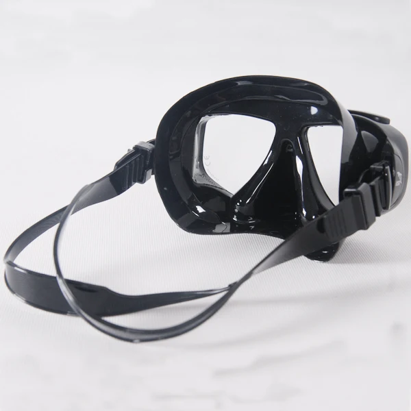 Deepgear الترا انخفاض حجم الشحن الغوص spearfishing قناع قناع أسود السيليكون قصر نظر عدسة الغوص قناع للكبار الغواصين