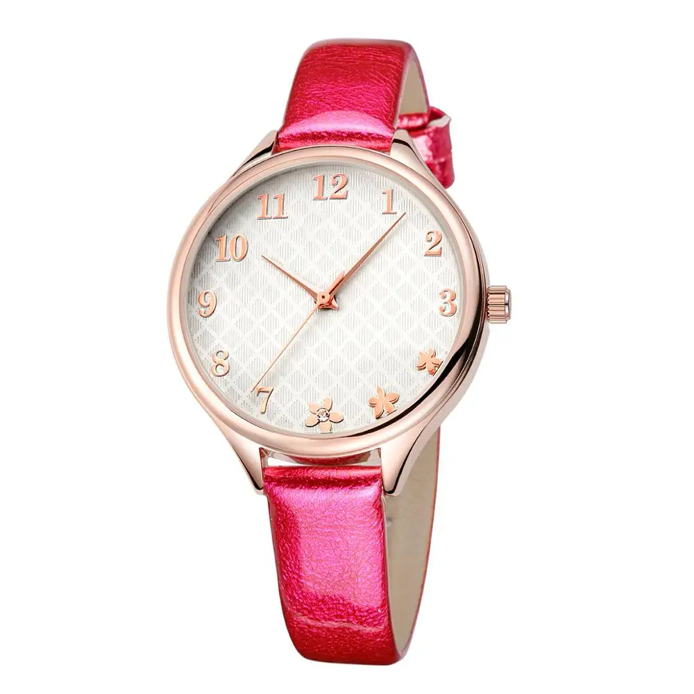 

Fashion brand women watches leather strap casual lady wristwatches