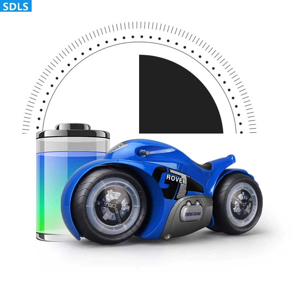 2,4 г электродвигатель мотоцикла RC мини мотоцикл Детский Мини Мото RC Drift мотоцикл Блестящий светодиодный светильник 20 минут