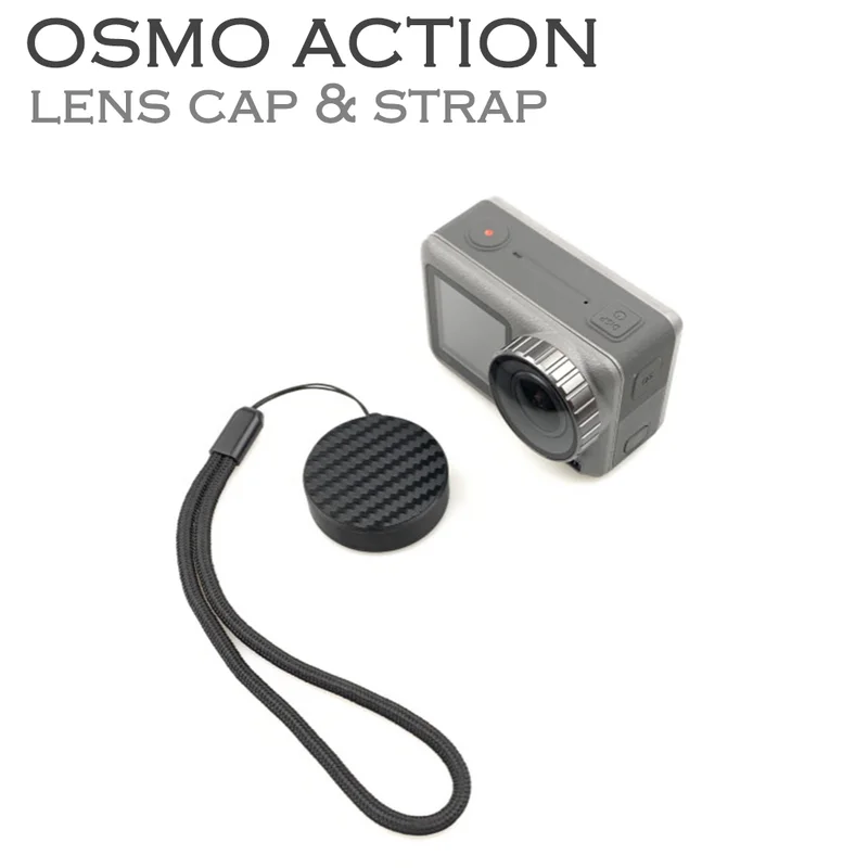 

for DJI Osmo Action Gimbal Camera Lens Case Protection Cover With Lanyard Sport Camera for DJI Osmo Action Accessories