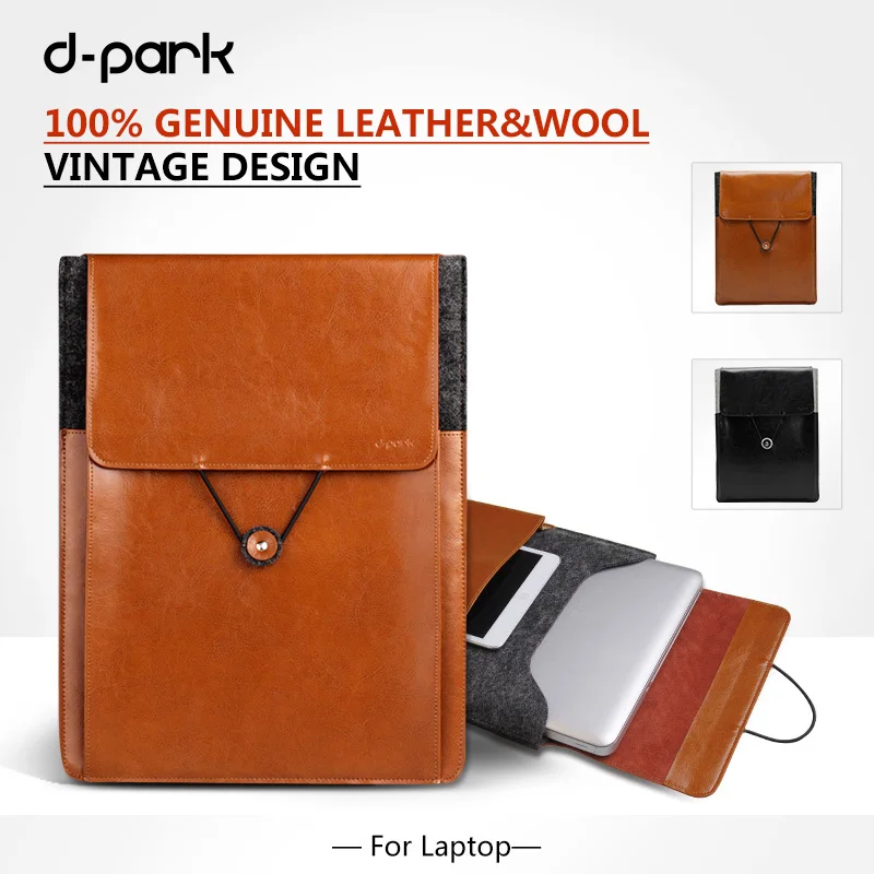 Genuine Leather Laptop Bag For Macbook Air 11