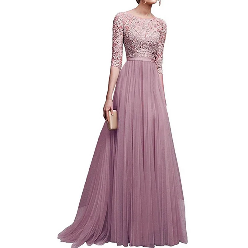 

NIBESSER 2019 Sexy Lace Dress Party Women Sexy Bodycon Hollow Out Long Sleeve High Waist Maxi Long Dress Vestidos de Festa