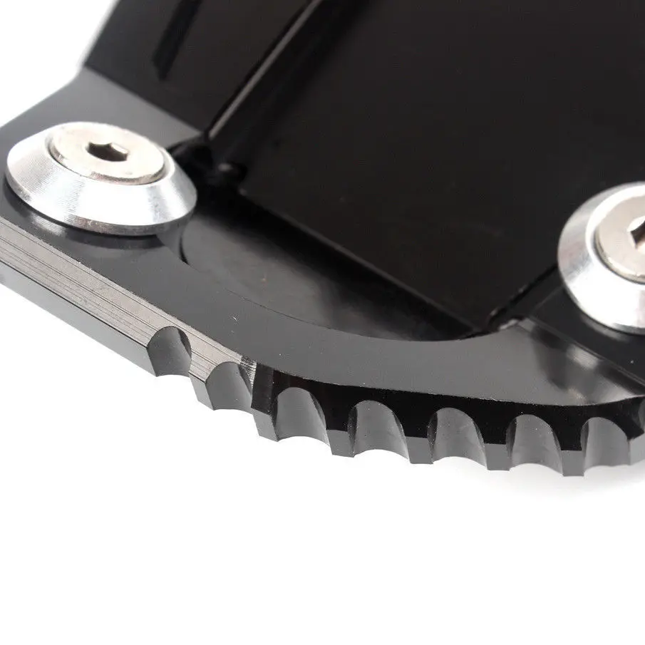  CNC Aluminum Motorcycle Side Kickstand Stand Extension Plate Side Stand Enlarger Pad For BMW R NINE