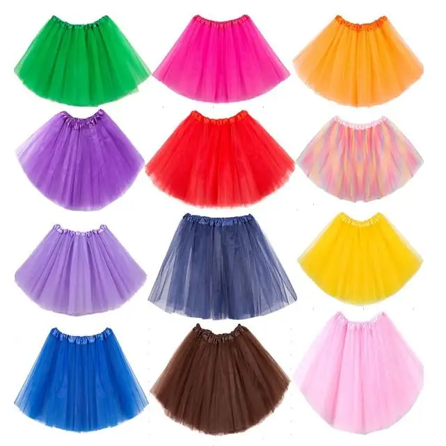 About 40cm Short transparent ballet Petticoat Tulle Skirts Womens Girls Elastic 3 Layers Adult Tutu Skirt Underskirt Rockabilly women s petticoat skirt adult puffy tutu skirt layered ballet tulle pettiskirts dress costume underskirt