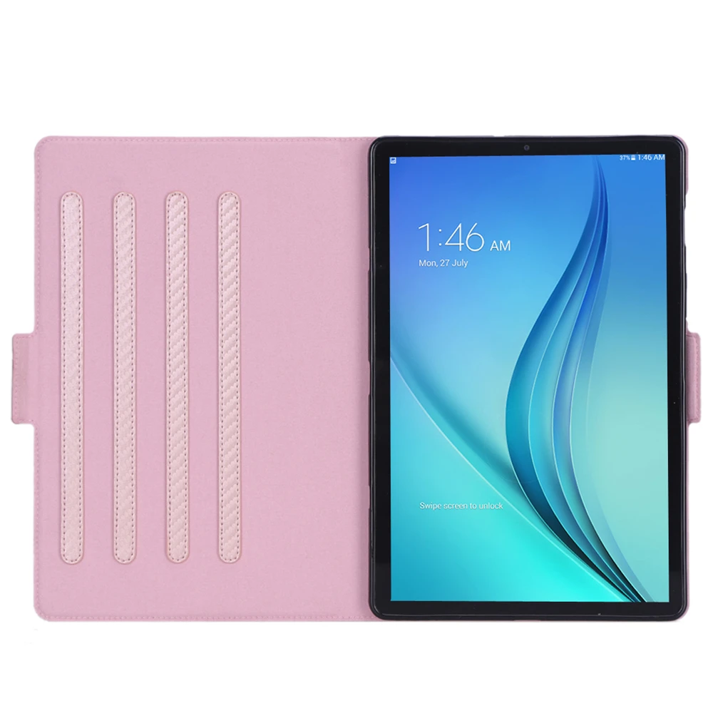 Для samsung Galaxy Tab S5e 10,5 дюймов T720 T725 чехол из полиуретановой кожи для планшета ультратонкий откидной складной чехол-подставка из углеродного волокна для планшета