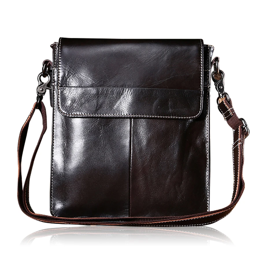 

Moxi Messenger Bag Men's Shoulder Genuine Leather Bags Flap Small Male Crossbody Bags For Men Natural Leather Bag Cover